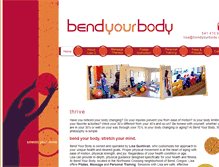 Tablet Screenshot of bendyourbody.com
